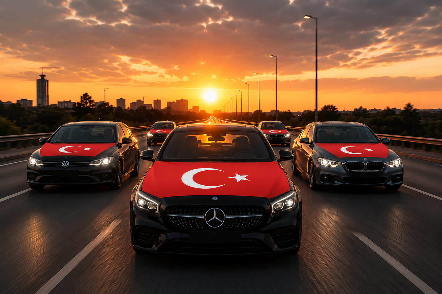 Turkse Motorkapvlag – Victory Flags