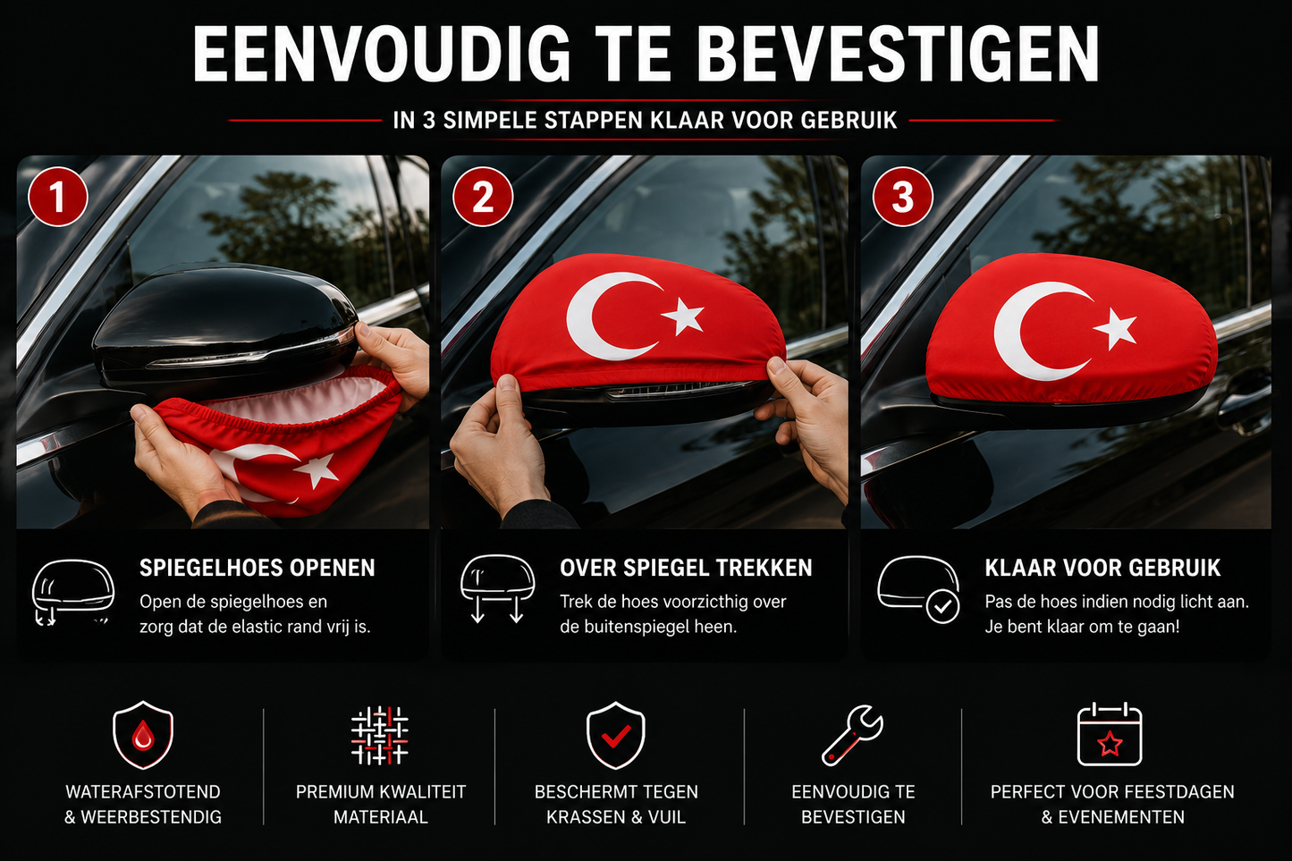 Turkse Spiegelvlaggen – Victory Flags (set van 2)